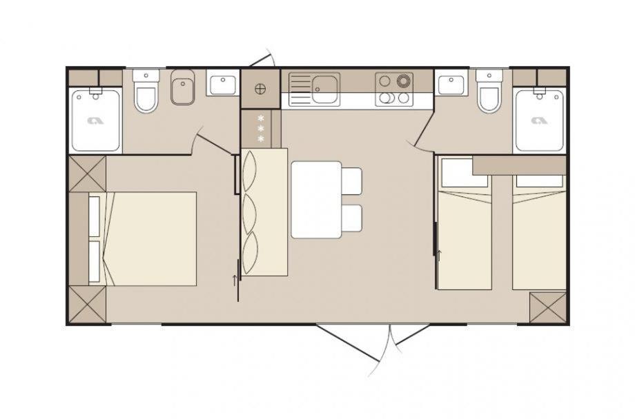 New Adria Mobile Home - Camp Vala Orebić Zewnętrze zdjęcie